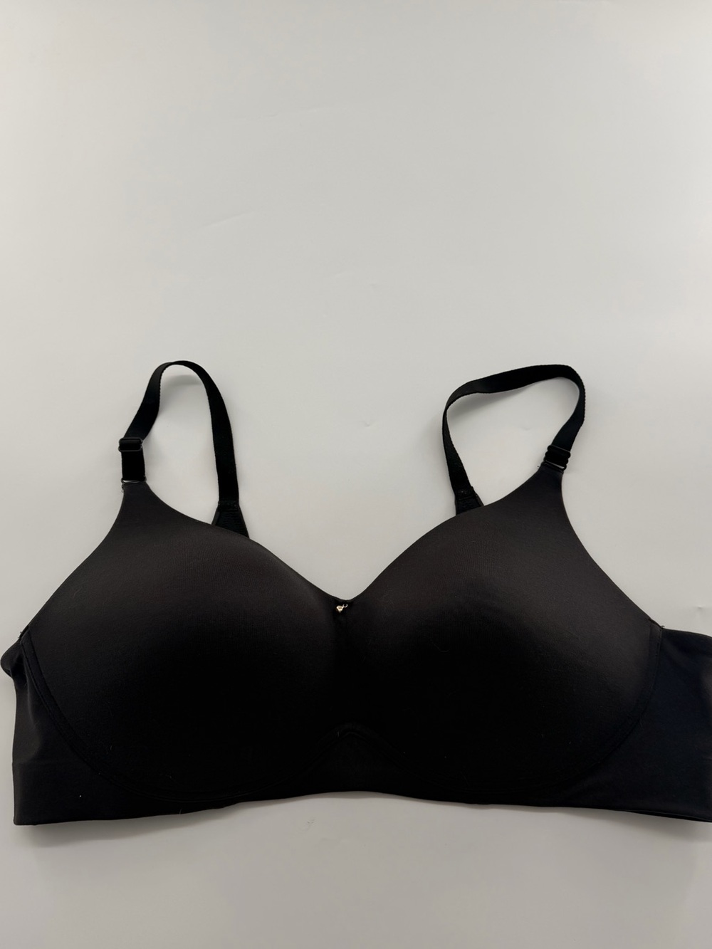 Cacique Lightly Lined No Wire Plus Size Bra Women’s Black 42D Lane Bryant
